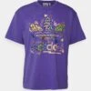 Adidas Originals Loveuni Tref Te Unisex - T-Shirt Imprimé - Purple/Multicolor