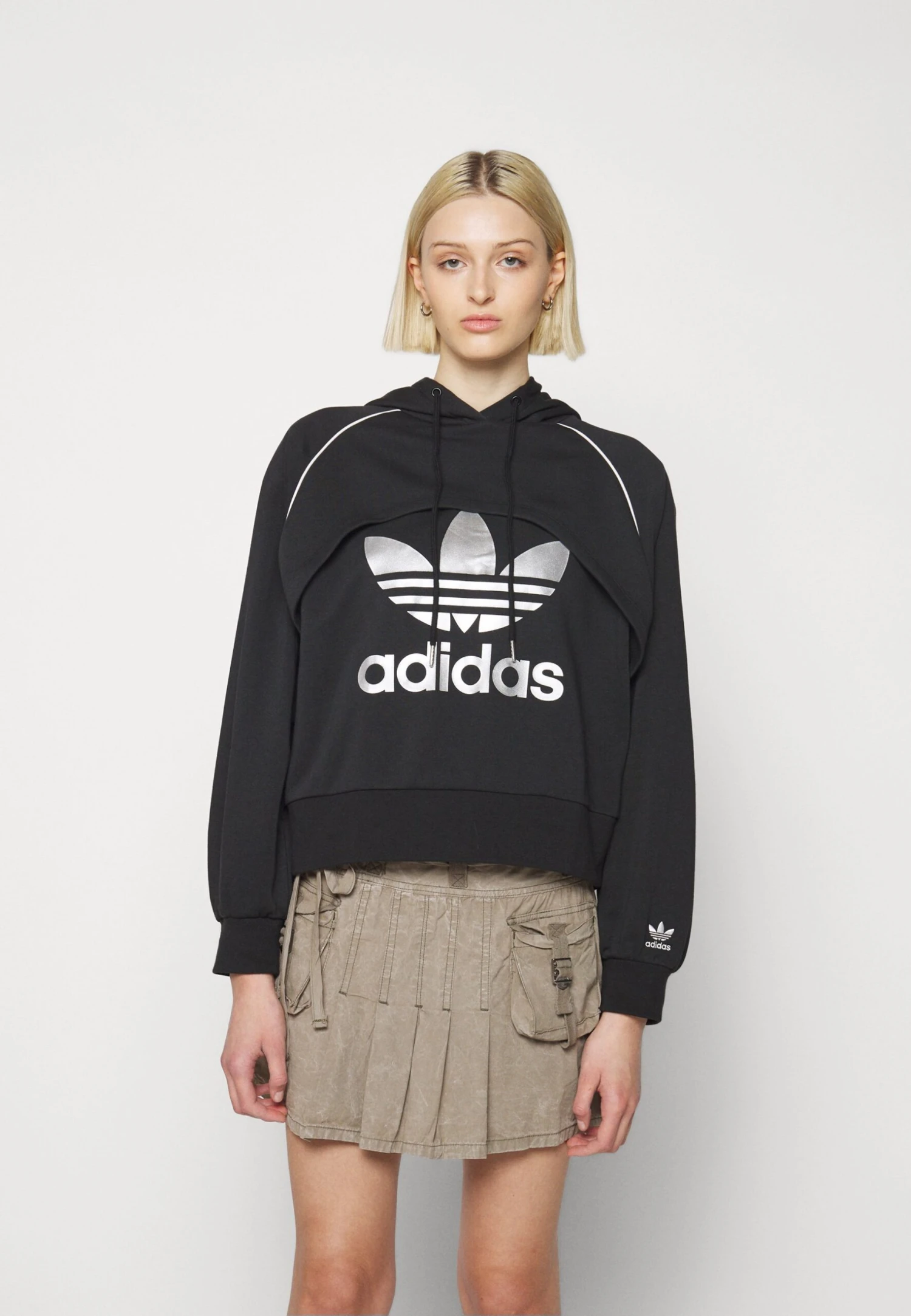 Adidas Originals Big Logo Hoodie 2 In 1 - Sweatshirt - Black 3 Adidas Originals Big Logo Hoodie 2 In 1 - Sweatshirt - Black – Image 3