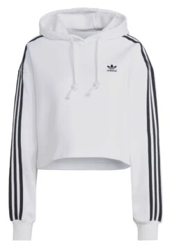 Adidas Originals Classics Crop - Sweatshirt - White -ASOS 8347eb5c27ec4cef966d2f4b42ab01bc
