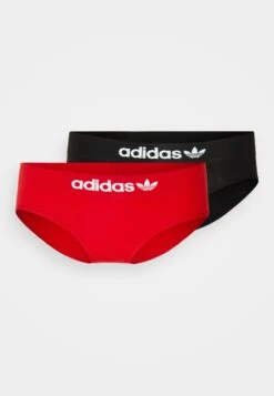 Adidas Originals Hipster 2 Pack - Slip - Anthracite/Red -ASOS 84235504655d451a88e24cec29795a3d