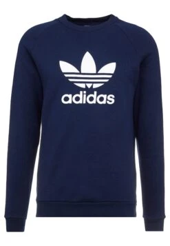 Adidas Originals Trefoil Crew Unisex - Sweatshirt - Collegiate Navy -ASOS 8482e0813b82450da21af41c921f2d43