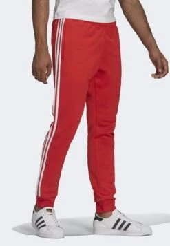 Adidas Originals Adicolor Classics Superstar - Pantalon De Survêtement - Red -ASOS 85d82b50b79f404da1b9d66ee42c0e0a
