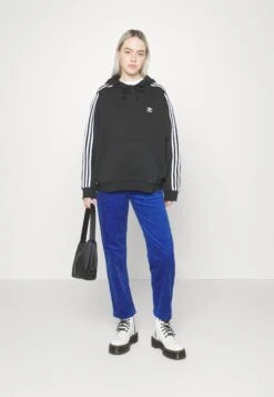 Adidas Originals Classics Oversized Hoodie - Sweatshirt - Black -ASOS 866a1fe6fe5e439fa3848d17e8b2ca09