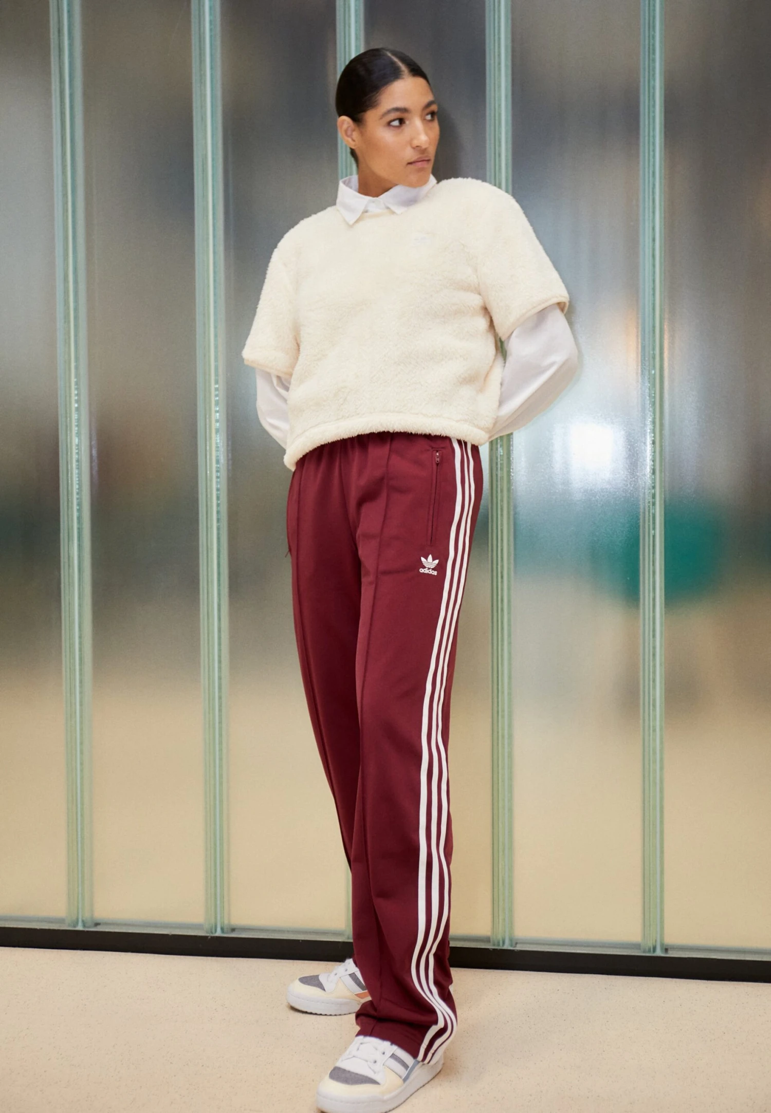 Adidas Originals Adicolor Classics Firebird Prime - Pantalon De Survêtement - Shadow Red 2 Adidas Originals Adicolor Classics Firebird Prime - Pantalon De Survêtement - Shadow Red – Image 2