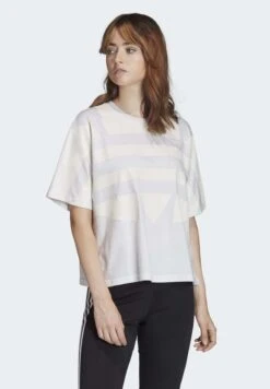 Adidas Originals Large Logo T-Shirt - T-Shirt Imprimé - White