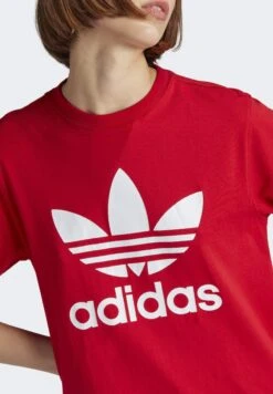 Adidas Originals Classics Trefoil - T-Shirt Imprimé - Better Scarlet -ASOS 876914bb16ff4feaab08cdd320f81275