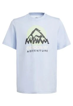 Adidas Originals Adventure - T-Shirt Imprimé - Blue Dawn