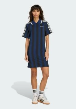 Adidas Originals FOOTIE - Robe En Jersey - Night Indigo