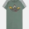 Adidas Originals Tee Dress - Robe En Jersey - Silver Green