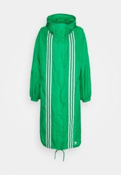 Adidas Originals Adicolor 70S Shiny - Parka - Green -ASOS 89ff712281944ab991b4c169f9a8734e