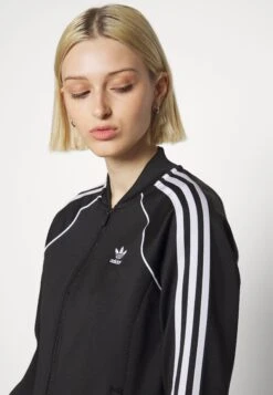 Adidas Originals Classics Sst - Blouson Bomber - Black -ASOS 8a173bf216b64e128588a93faa677e4a