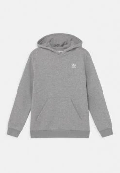Adidas Originals Junior - Sweat À Capuche - Medium Grey Heather/White