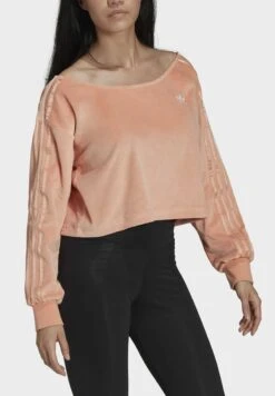 Adidas Originals Sweatshirt - Pink -ASOS 8a87b0d8325c4921b81faad22f5c94f3