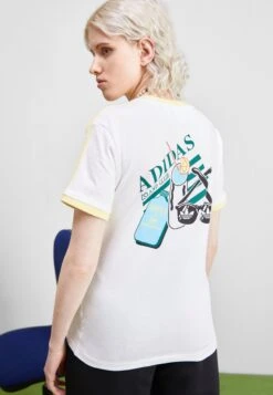 Adidas Originals Archive Graphic Tee - T-Shirt Imprimé - White