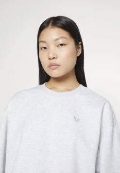 Adidas Originals Sweatshirt - Light Grey Heather -ASOS 8bd077f6cc1142708c08ed17b3530d54