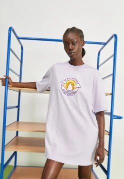 Adidas Originals Tee Dress - Robe En Jersey - Silver Dawn