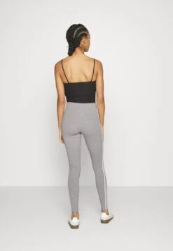 Adidas Originals 3 Stripes Tight - Legging - Medium Grey Heather -ASOS 8ca859d59c6b4fdea02b1312ab69dd5b