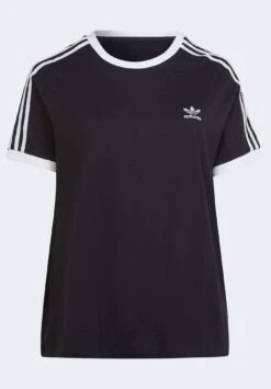 Adidas Originals 3 Stripes T - T-Shirt Basique - Black -ASOS 8d0b73107cf54e20b30e2e343129c2b9