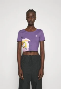 Adidas Originals Short Tee - T-Shirt Imprimé - Tech Purple -ASOS 8d7aedb8e0d84391a00c590a9fa0ce19