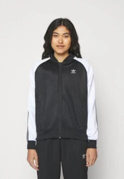 Adidas Originals Sst Tt Os - Veste De Survêtement - Black/White -ASOS 8e7832c8b2f846c094bb79f1c98df089