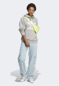 Adidas Originals Trefoil - Sweat À Capuche - Medium Grey Heather -ASOS 8e8eadebfd4e4d1693a1cda95026784d