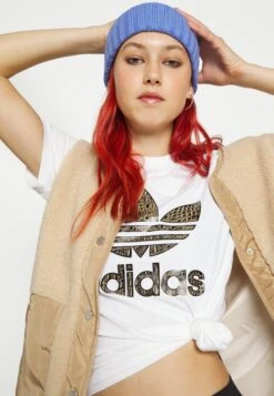 Adidas Originals Tee - T-Shirt Imprimé - White -ASOS 8f00e709677449a0888fe4b7462726ae