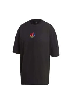 Adidas Originals 3D Trefoil - T-Shirt Basique - Black Multicolor -ASOS 8f2c1008364844b18ed1779e476066e1