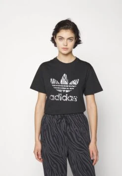 Adidas Originals Tee - T-Shirt Imprimé - Black -ASOS 8f55e25ecbe940c6844a8f5919352571