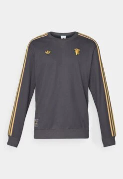 Adidas Originals MANCHESTER UNITED ICON SWEAT - Article De Supporter D'équipe De Club - Utility Black -ASOS 902e6daec881410fa18bd2918d724e90