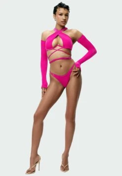 Adidas Originals Crisscross Swim - Maillot De Bain - Shock Pink