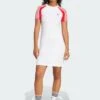 Adidas Originals ADICOLOR 3-STRIPES RAGLAN SHORT SLEEVE - Robe En Jersey - Whitebetter Scarlet