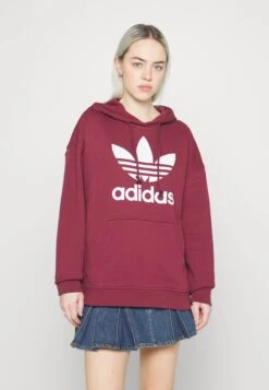 Adidas Originals Trefoil - Sweat À Capuche - Shadow Red