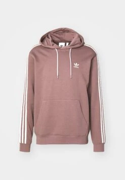 Adidas Originals 3-STRIPES - Sweat à Capuche - Trace Brown -ASOS 91d8acc0299048ee87677fb5aa211058