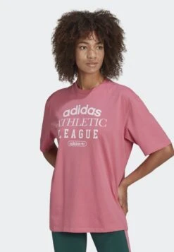 Adidas Originals Retro Luxury - T-Shirt Imprimé - Rose Tone