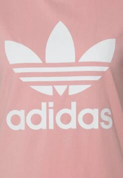 Adidas Originals Trefoil Tee - T-Shirt Imprimé - Light Pink -ASOS 944b193f89154035a0de72acd52c9749