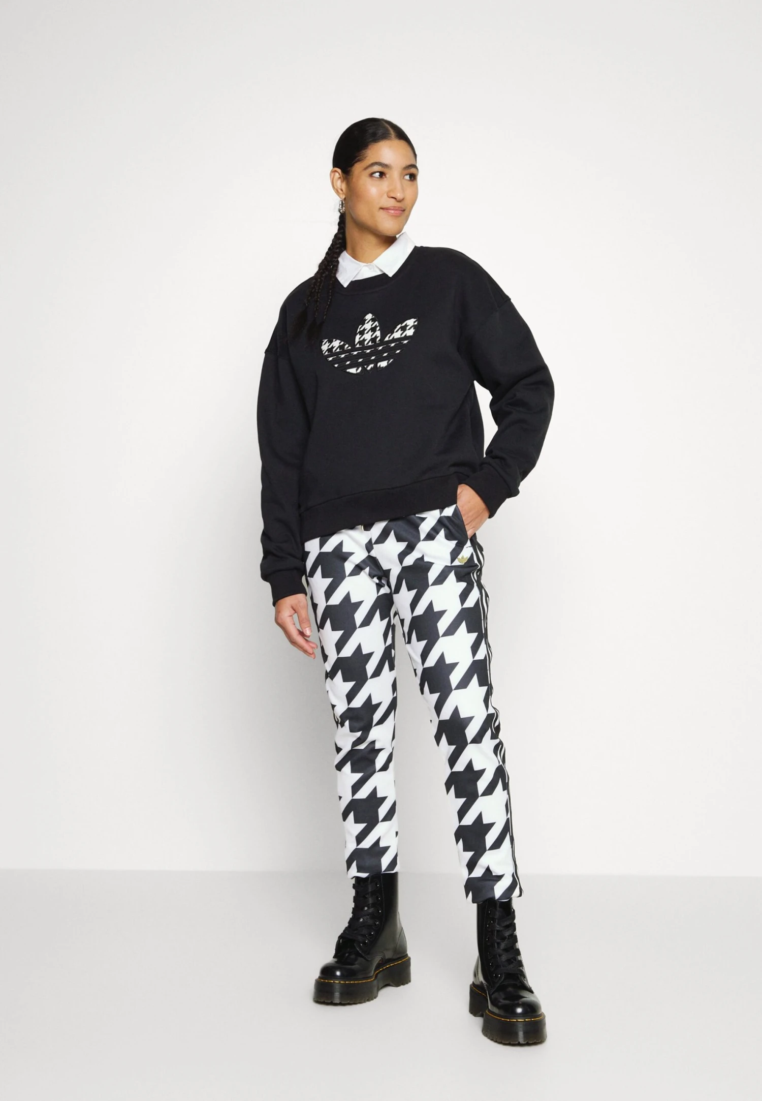 Adidas Originals Houndstooth Trackpants - Pantalon De Survêtement - Black/White 5 Adidas Originals Houndstooth Trackpants - Pantalon De Survêtement - Black/White – Image 5
