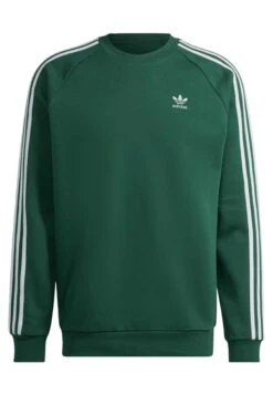 Adidas Originals 3-Stripes Crew - Sweatshirt - Dark Green 10 Adidas Originals 3-Stripes Crew - Sweatshirt - Dark Green -ASOS 950b26968f2e4647ad838ce1cb6d16bd