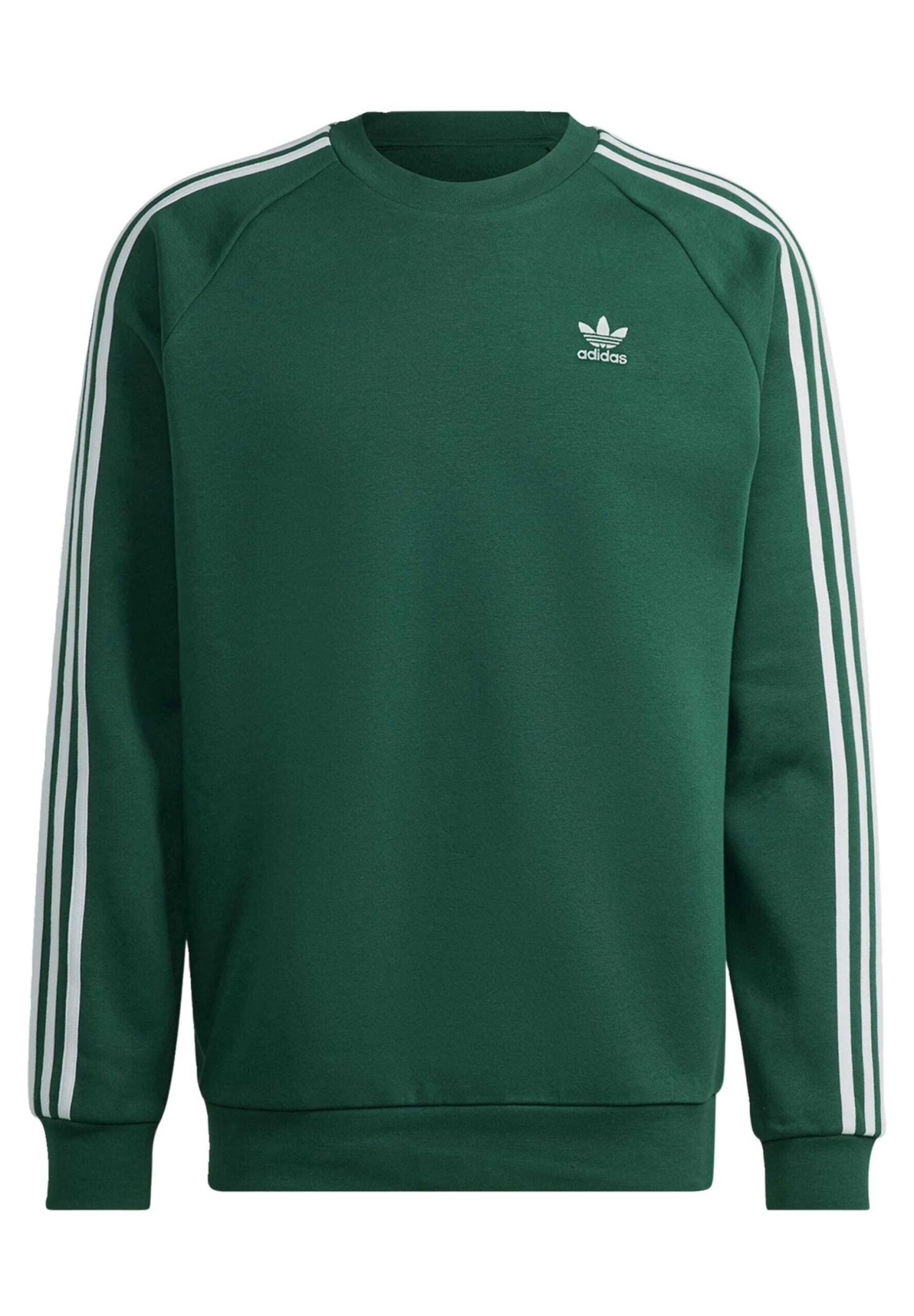 Adidas Originals 3-Stripes Crew - Sweatshirt - Dark Green 5 Adidas Originals 3-Stripes Crew - Sweatshirt - Dark Green – Image 5