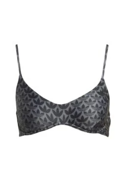 Adidas Originals Monogram - Haut De Bikini - Black White -ASOS 952de78f11d04473a27741b299532bf4