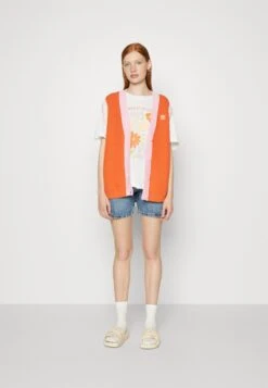 Adidas Originals Adicolor 70S Vest - Veste Sans Manches - Orange -ASOS 96603299da8a41daa307a4d9ddf0c46f