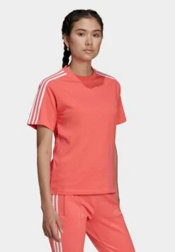 Adidas Originals Adicolor Classics Regular - T-Shirt Imprimé - Red -ASOS 97505dafbe674e4eb39ae7f70aa02c55