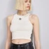 Adidas Originals Essentials Rib Tank Top - Débardeur - White