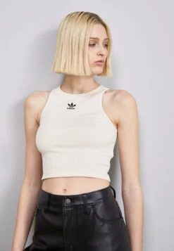 Adidas Originals Essentials Rib Tank Top - Débardeur - White