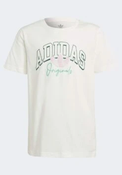 Adidas Originals Bf Junior - T-Shirt Imprimé - Off White -ASOS 98bfb89ad2b8435db318a8c12ba1da5d