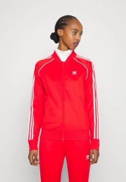 Adidas Originals Superstar Tracktop - Blouson Bomber - Vivid Red