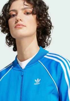 Adidas Originals Classics Sst - Blouson Bomber - Blue Bird -ASOS 9937793be0df46a9bc023aec7cb73a56
