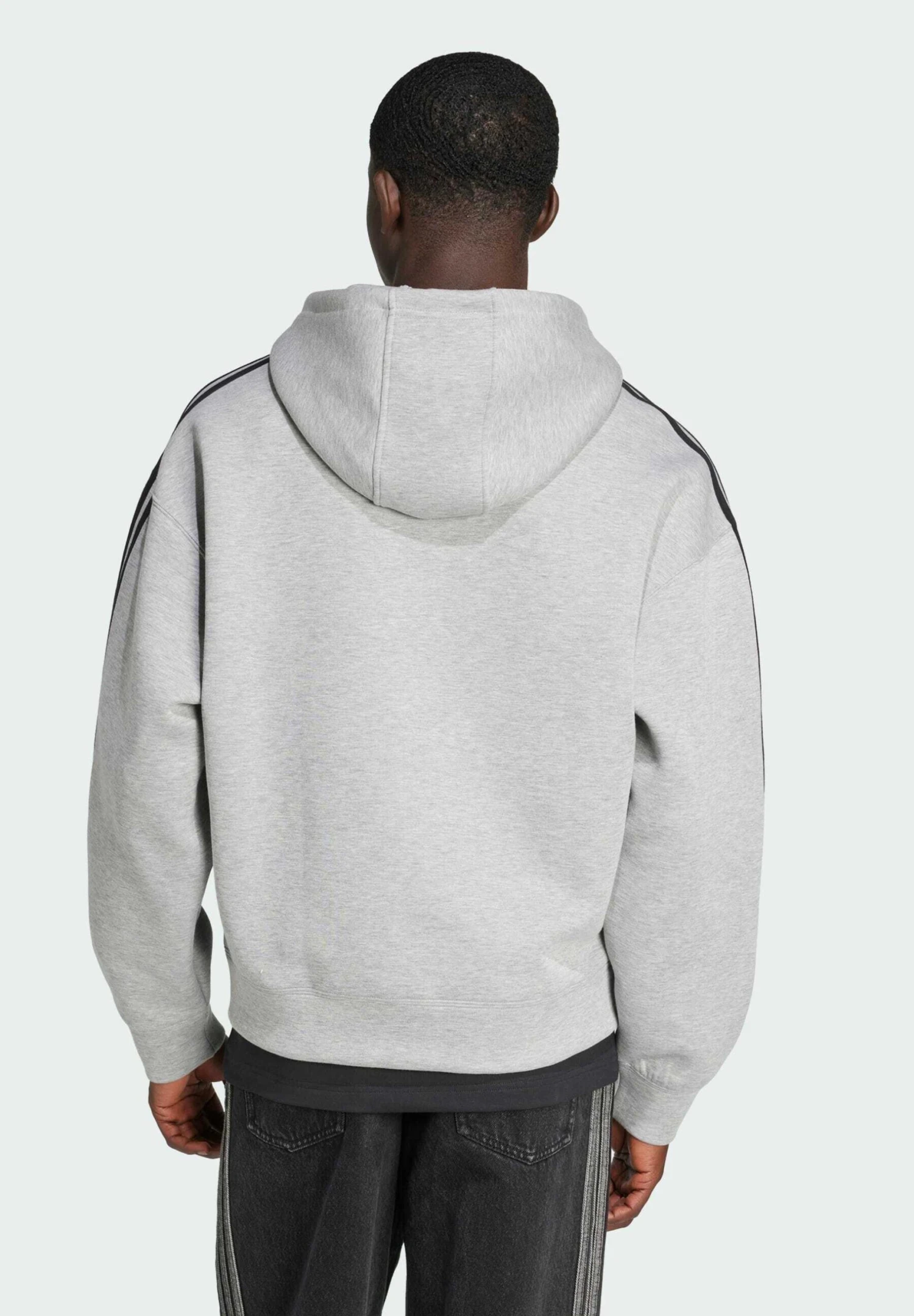 Adidas Originals SPACER - Sweat Zippé - Medium Grey Heather 3 Adidas Originals SPACER - Sweat Zippé - Medium Grey Heather – Image 3