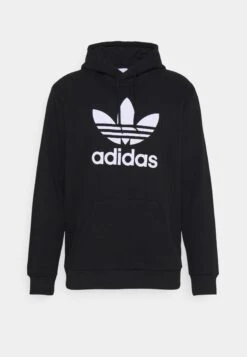 Adidas Originals Trefoil - Sweat À Capuche - Black/White -ASOS 9bcc731892884fb9b981a5f5261fed68