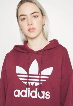 Adidas Originals Trefoil - Sweat À Capuche - Shadow Red -ASOS 9c2495e441b041fd916fad3b210e3513