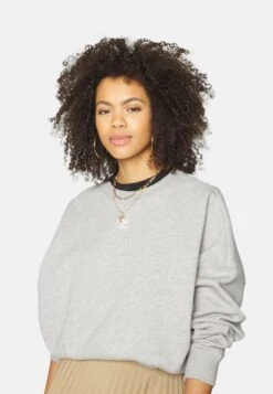 Adidas Originals Sweatshirt - Medium Grey Heather -ASOS 9c3a27fbe1df41a2a6d80df6698bdaf2